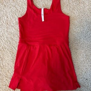 Splits59 Women's Red Tennis dress